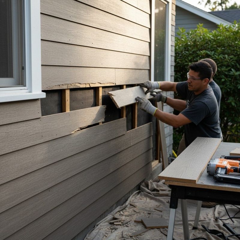 Home Siding Repair detail